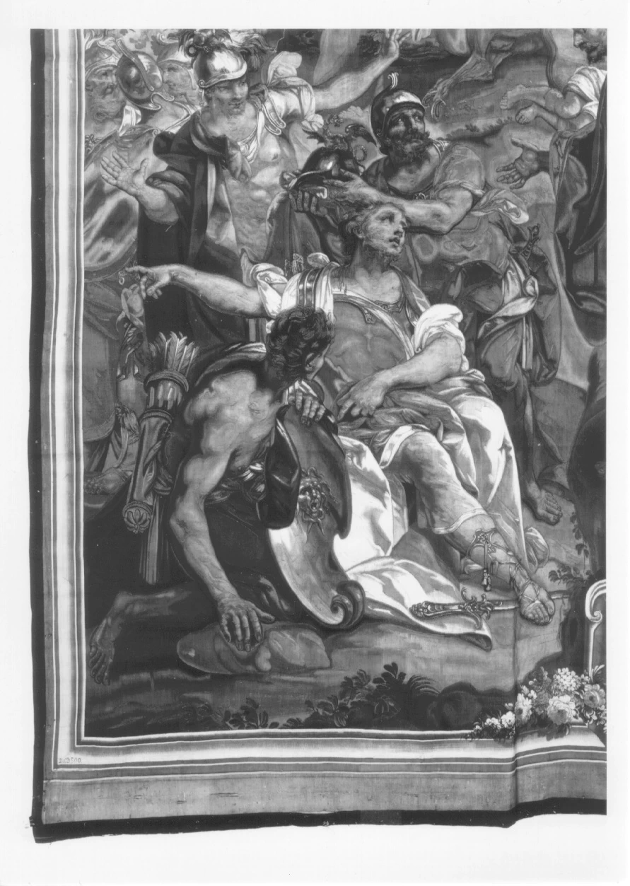 Arazzo - battaglia di Canne, Musei Reali, Palazzo Reale, Torino, dettaglio